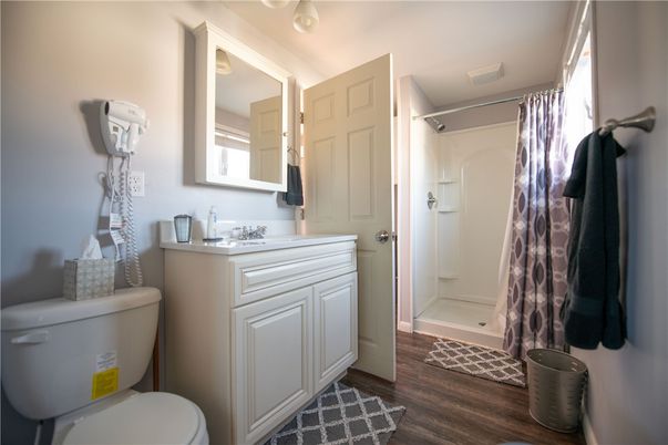 Bathroom, Interior, Wood Texture Flooring