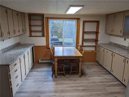 Dining room, Interior, Wood Texture Flooring