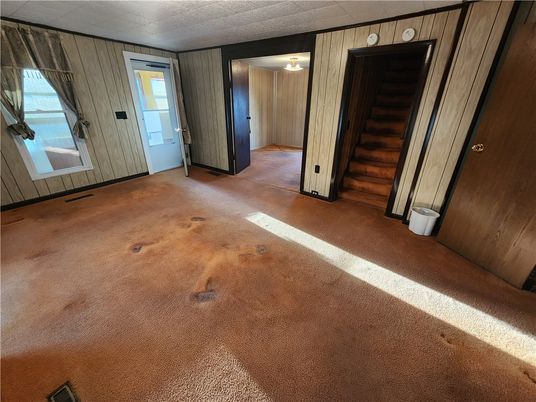 Empty room, Interior, Wooden Walls