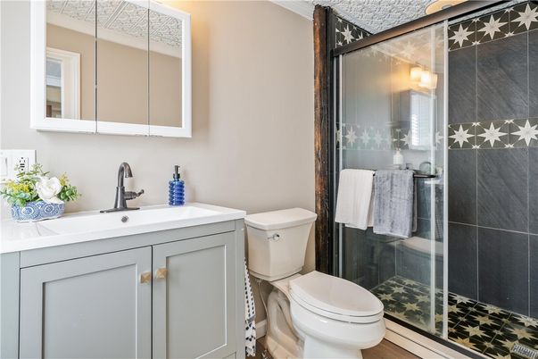 Bathroom, Glass Shower, Interior