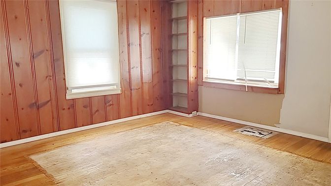 Empty room, Interior, Wood Texture Flooring, Wooden Walls