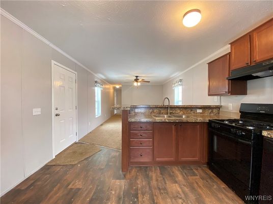 Interior, Kitchen, Wood Texture Flooring