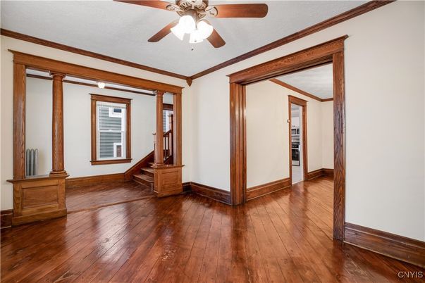 Empty room, Interior, Wood Texture Flooring