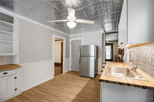 Interior, Kitchen, Wood Texture Flooring