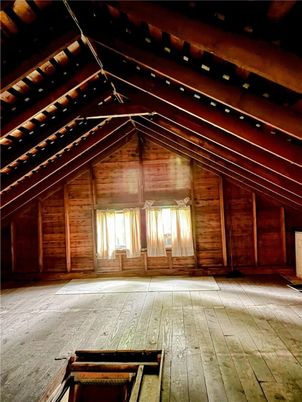 Empty room, Interior, Wooden Beams, Wooden Ceilings, Wood Texture Flooring, Wooden Walls