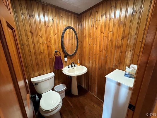 Bathroom, Interior, Wood Texture Flooring, Wooden Walls