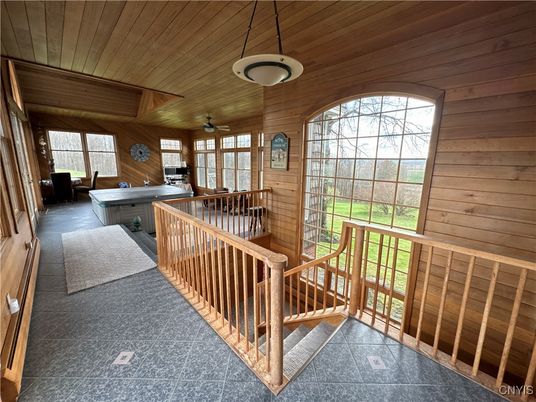 Interior, Pendant Lights, Wooden Ceilings, Wooden Walls