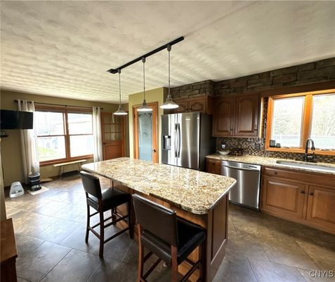 Interior, Kitchen, Pendant Lights, Stainless Steel Appliances
