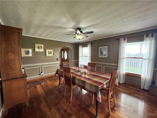 Dining room, Interior, Wood Texture Flooring