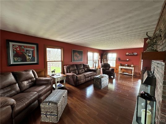 Fireplace, Interior, Living room, Wood Texture Flooring