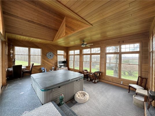 Hot Tub, Interior, Living room, Wooden Ceilings, Wooden Walls