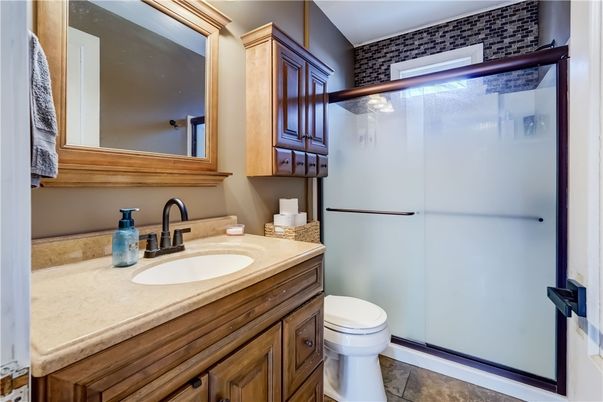Bathroom, Glass Shower, Interior
