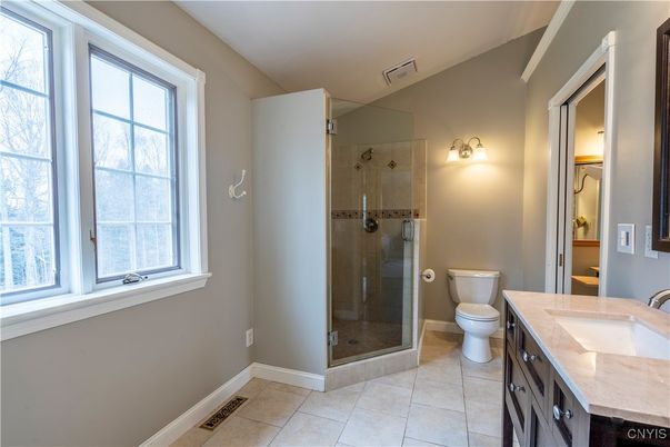 Bathroom, Glass Shower, Interior
