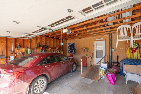Garage, Interior, Wooden Walls