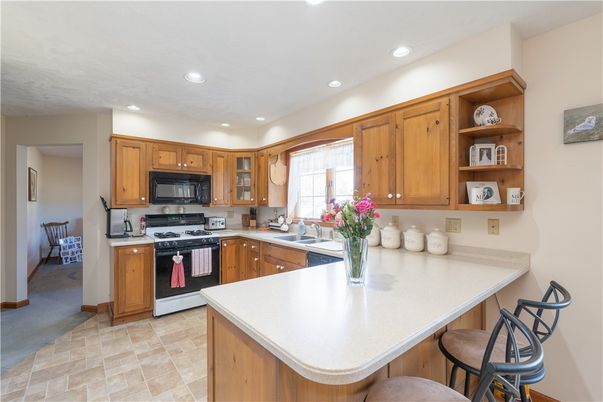 Interior, Kitchen, Recessed Lighting, Stainless Steel Appliances