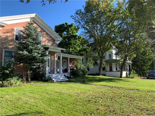 Backyard, Exterior, Facade, Brick Facade, Queen Anne Victorian