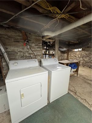 Interior, Stone Walls, Utility Closets, Washer
