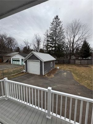 Backyard, Detached Garage, Exterior