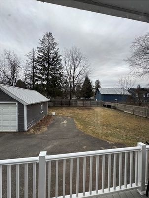Backyard, Detached Garage, Exterior