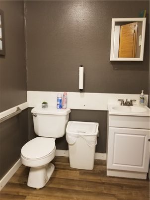 Bathroom, Interior, Wood Texture Flooring