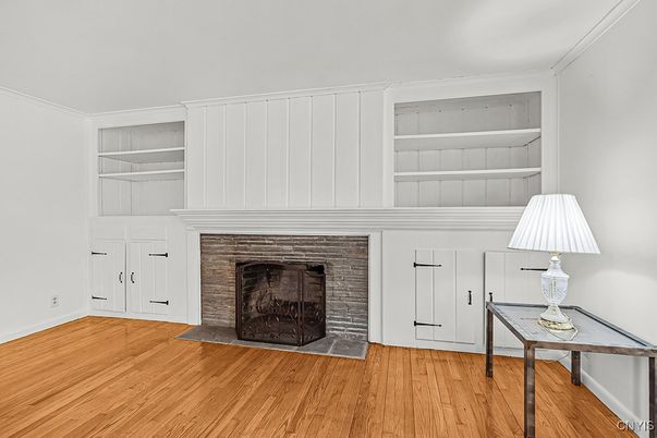 Fireplace, Interior, Wood Texture Flooring
