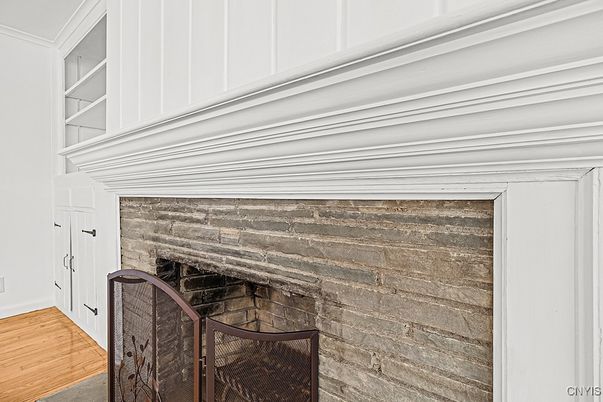 Fireplace, Interior, Wood Texture Flooring