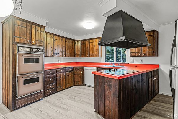Interior, Kitchen, Wood Texture Flooring