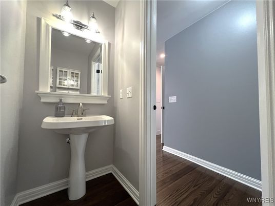 Bathroom, Interior, Wood Texture Flooring