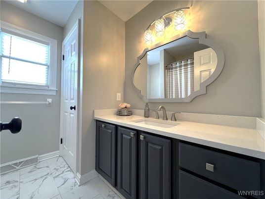 Bathroom, Dual Sink Vanities, Interior, Marble