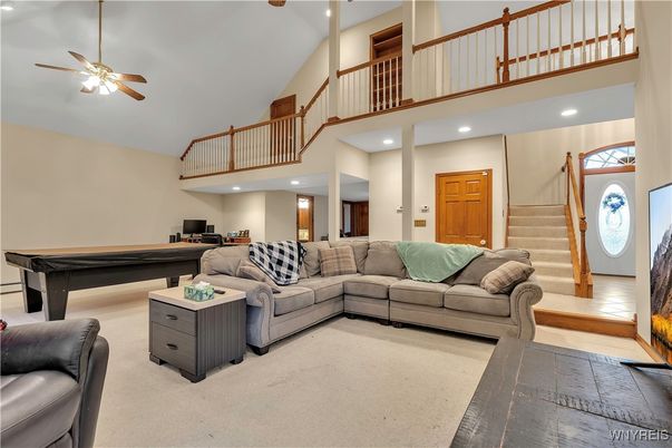 Billiard Table, Game Room, Interior, Living room, Recessed Lighting