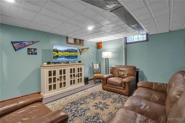Interior, Living room, Recessed Lighting