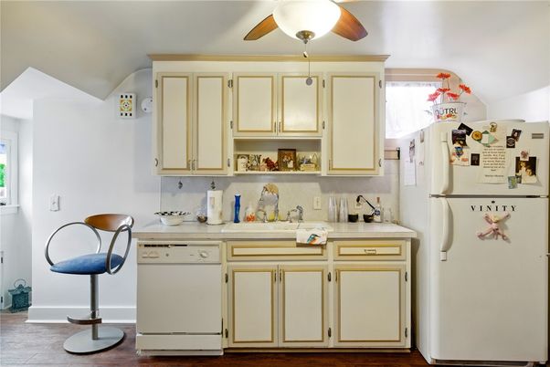 Interior, Kitchen, Wood Texture Flooring