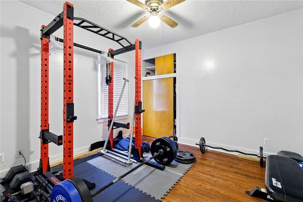 Fitness Equipment, Interior, Wood Texture Flooring