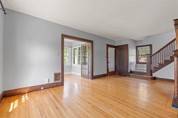 Empty room, Interior, Wood Texture Flooring