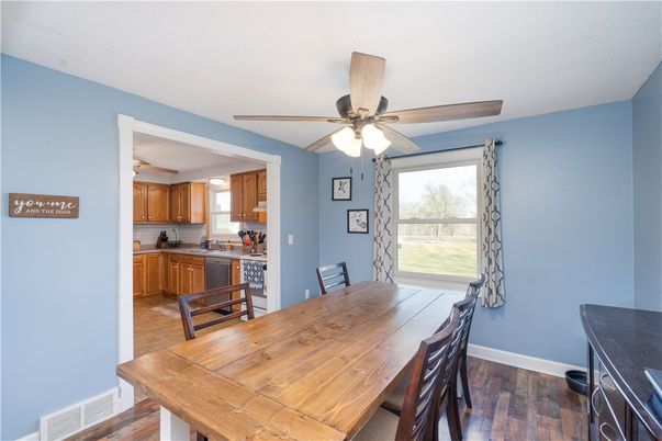 Dining room, Interior, Kitchen, Wood Texture Flooring