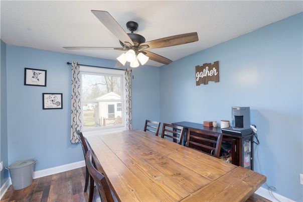 Dining room, Interior, Wood Texture Flooring