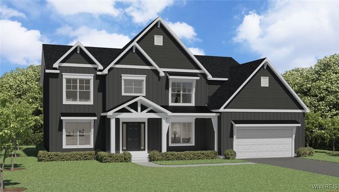 Attached, Exterior, Facade, Farmhouse