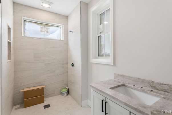 Bathroom, Interior, Marble Walls