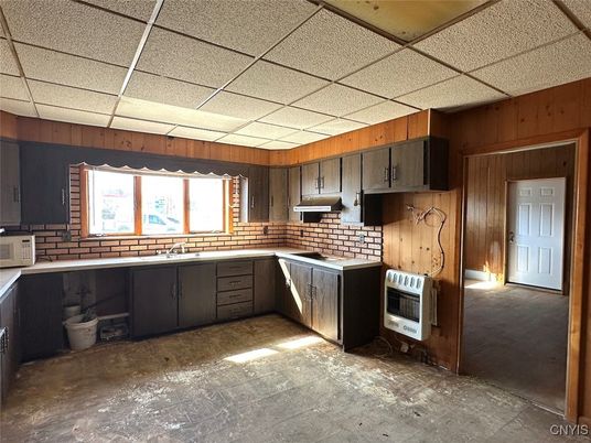 Interior, Kitchen, Wooden Walls
