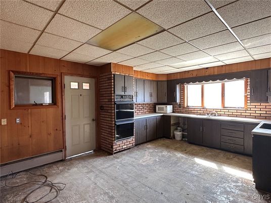 Interior, Kitchen, Wooden Walls