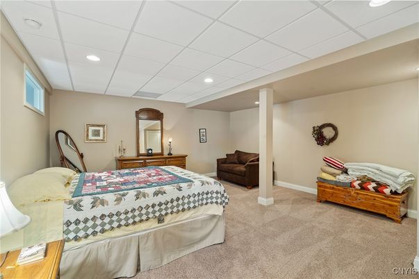 Bedroom, Interior, Recessed Lighting