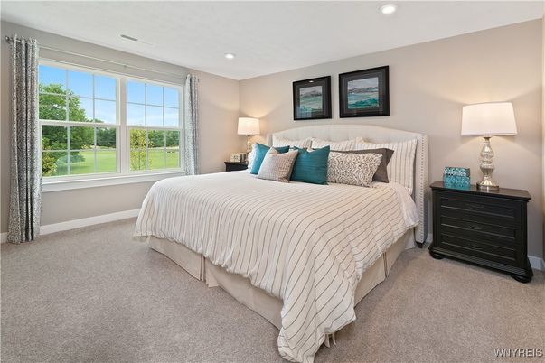 Bedroom, Interior, Recessed Lighting