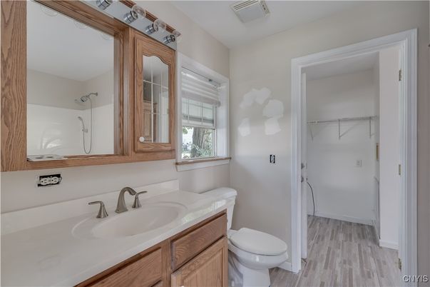 Bathroom, Interior, Wood Texture Flooring