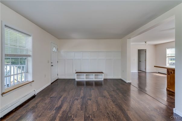 Empty room, Interior, Wood Texture Flooring