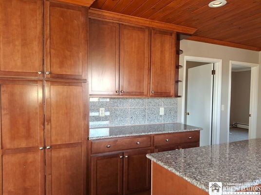 Interior, Kitchen, Recessed Lighting, Wooden Ceilings