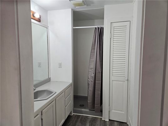 Bathroom, Interior, Wood Texture Flooring
