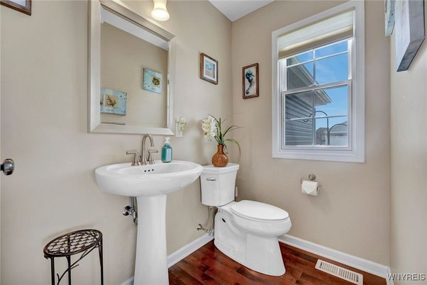 Bathroom, Interior, Wood Texture Flooring