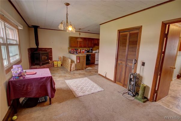 Fireplace, Interior, Pendant Lights