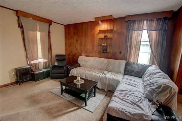 Interior, Living room, Wooden Walls