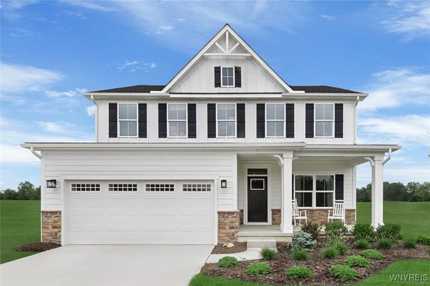 Attached, Exterior, Facade, Farmhouse